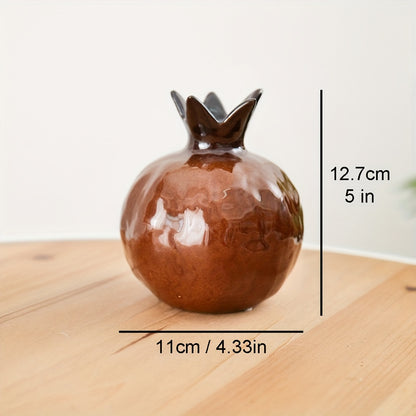 Vase décoratif en céramique – Silhouette arrondie inspirée de la grenade