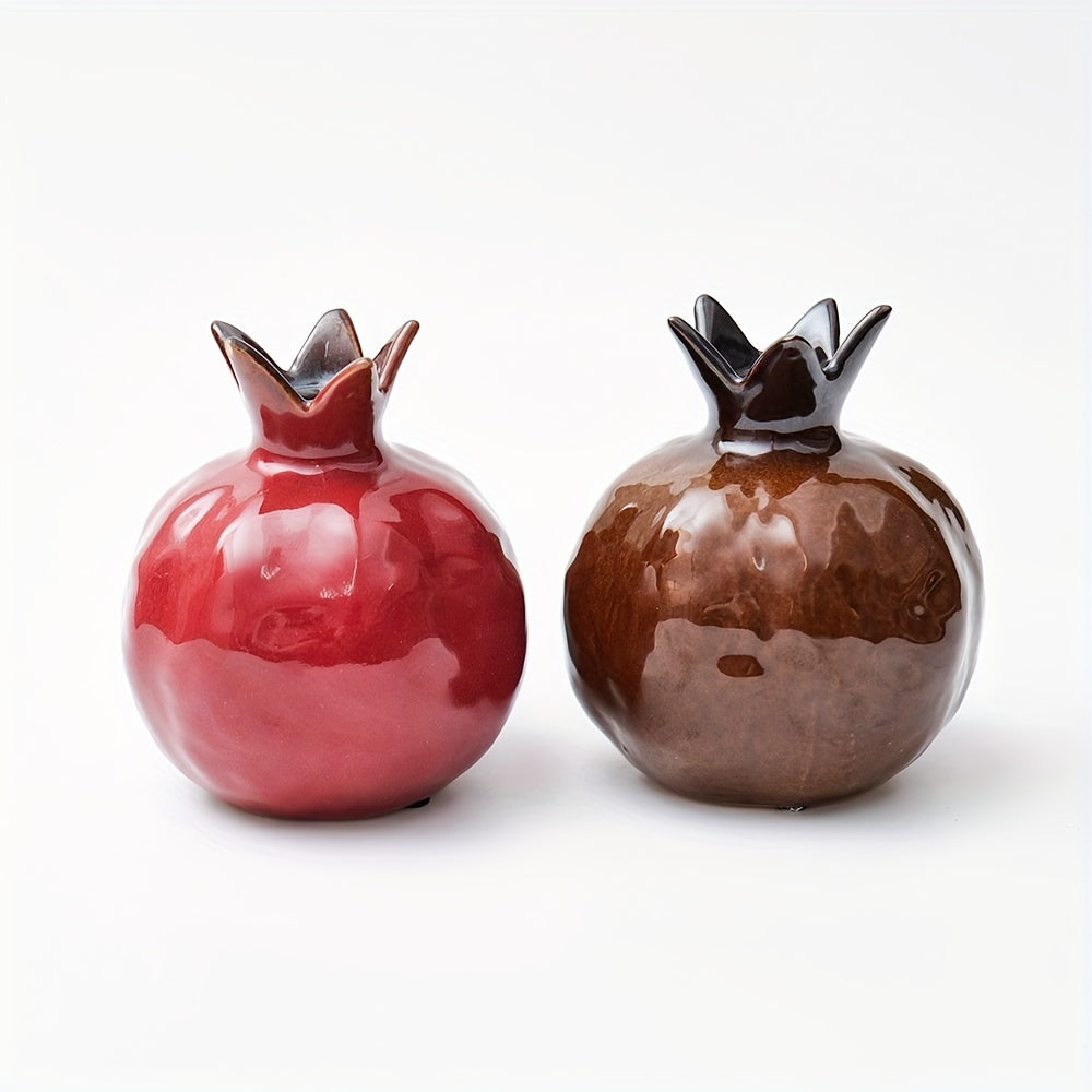 Vase décoratif en céramique – Silhouette arrondie inspirée de la grenade