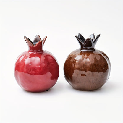 Vase décoratif en céramique – Silhouette arrondie inspirée de la grenade