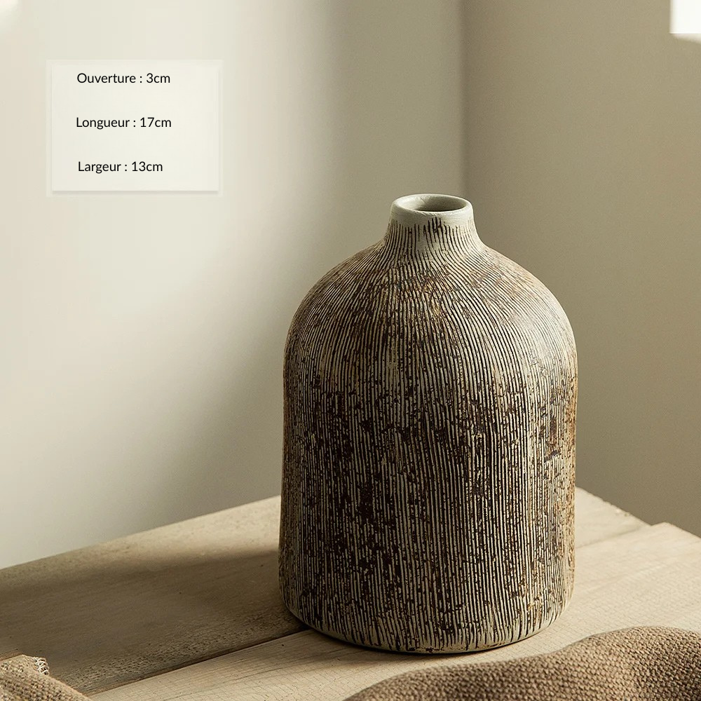 Vase décoratif en céramique et porcelaine – Inspiration chinoise traditionnelle et élégance contemporaine